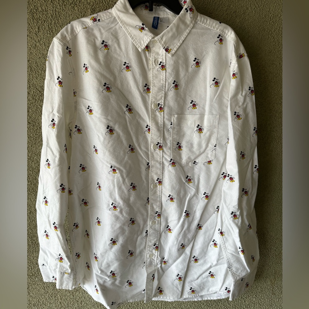 Mickey Mouse men  Oxford shirt